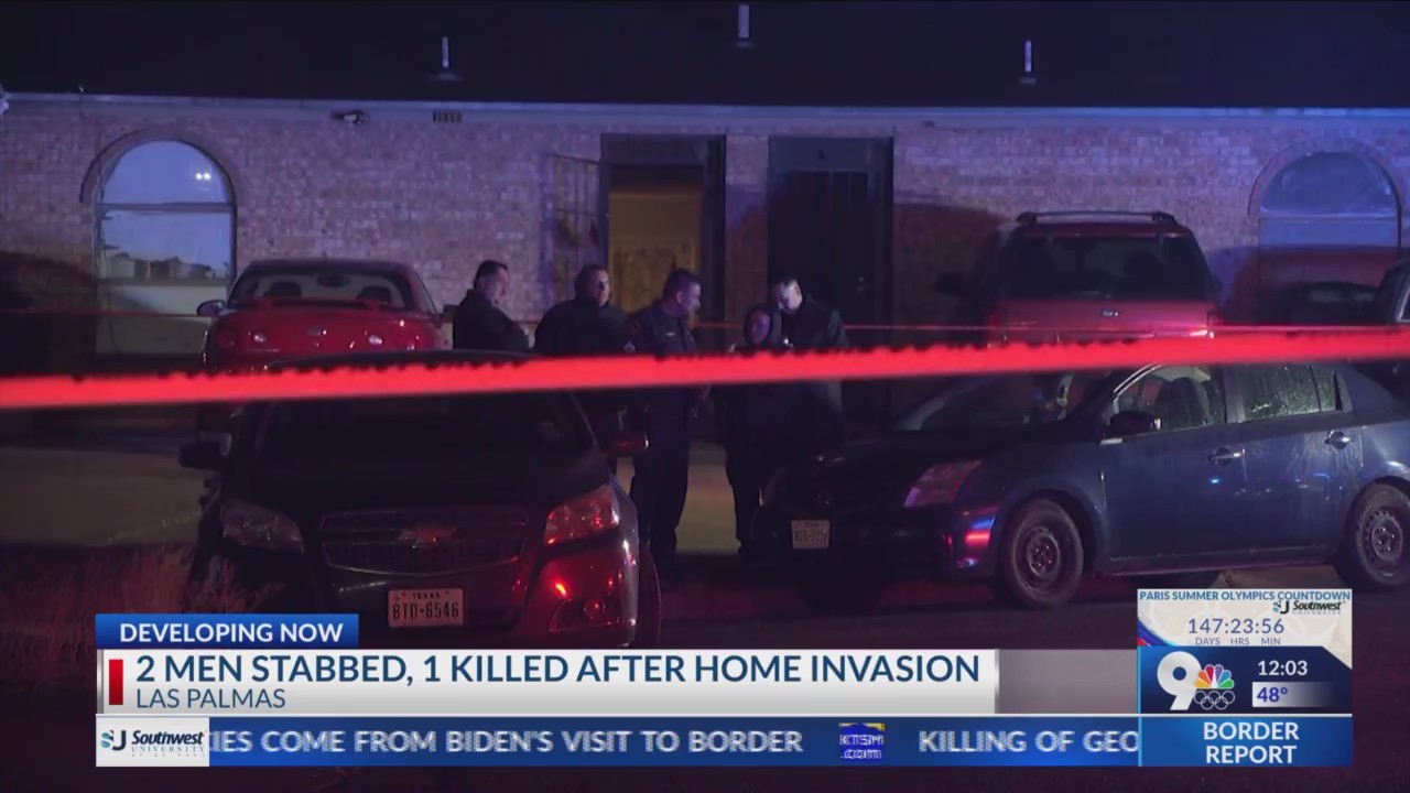 2 men stabbed, 1 killed after home invasion – KTSM 9 News