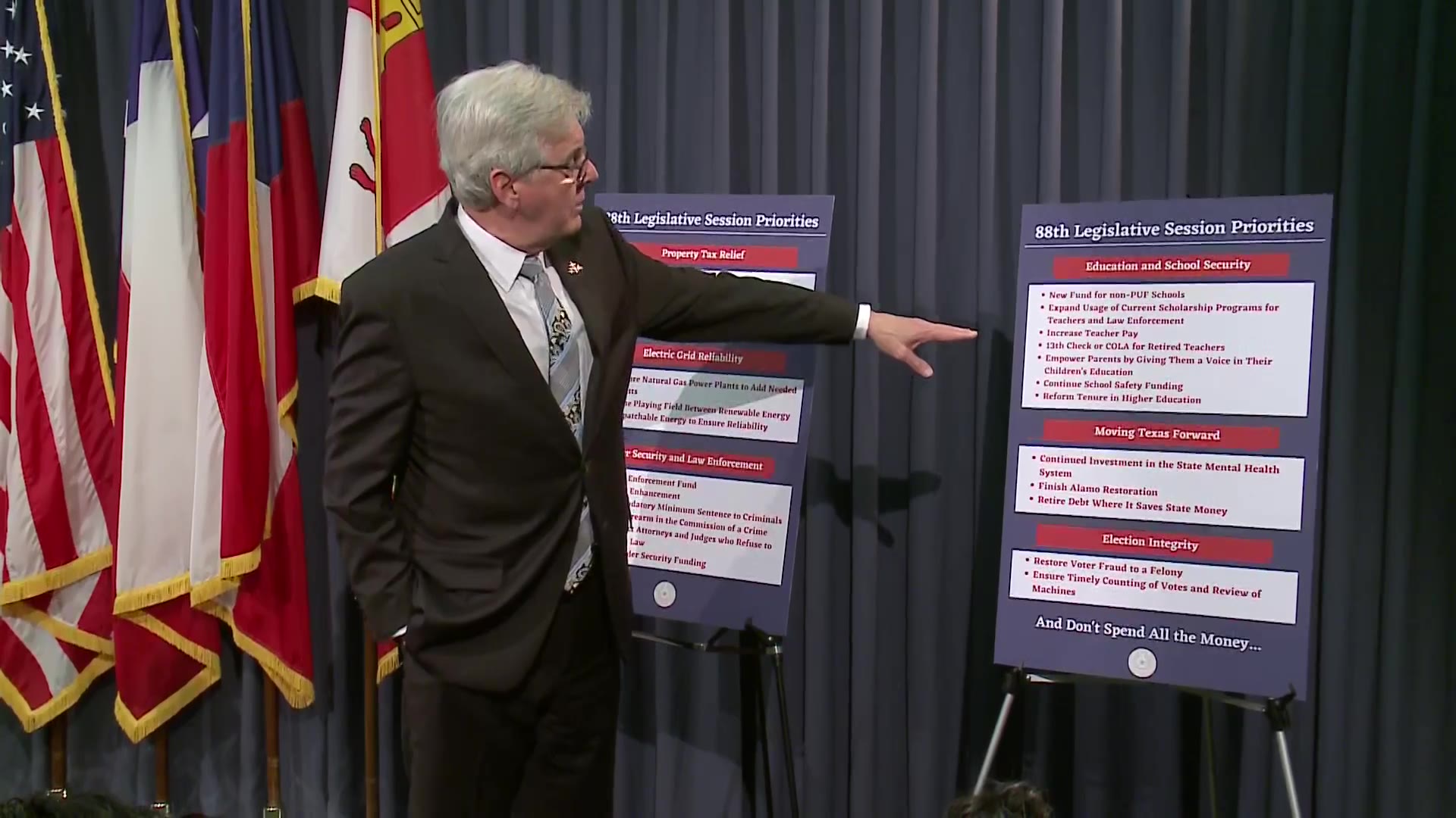Lt. Gov. Dan Patrick talks legislative priorities ahead of 88th session ...