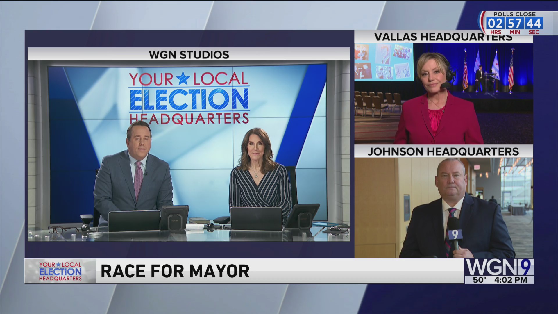 Vallas, Johnson cast their vote for Chicago mayor – WGN-TV