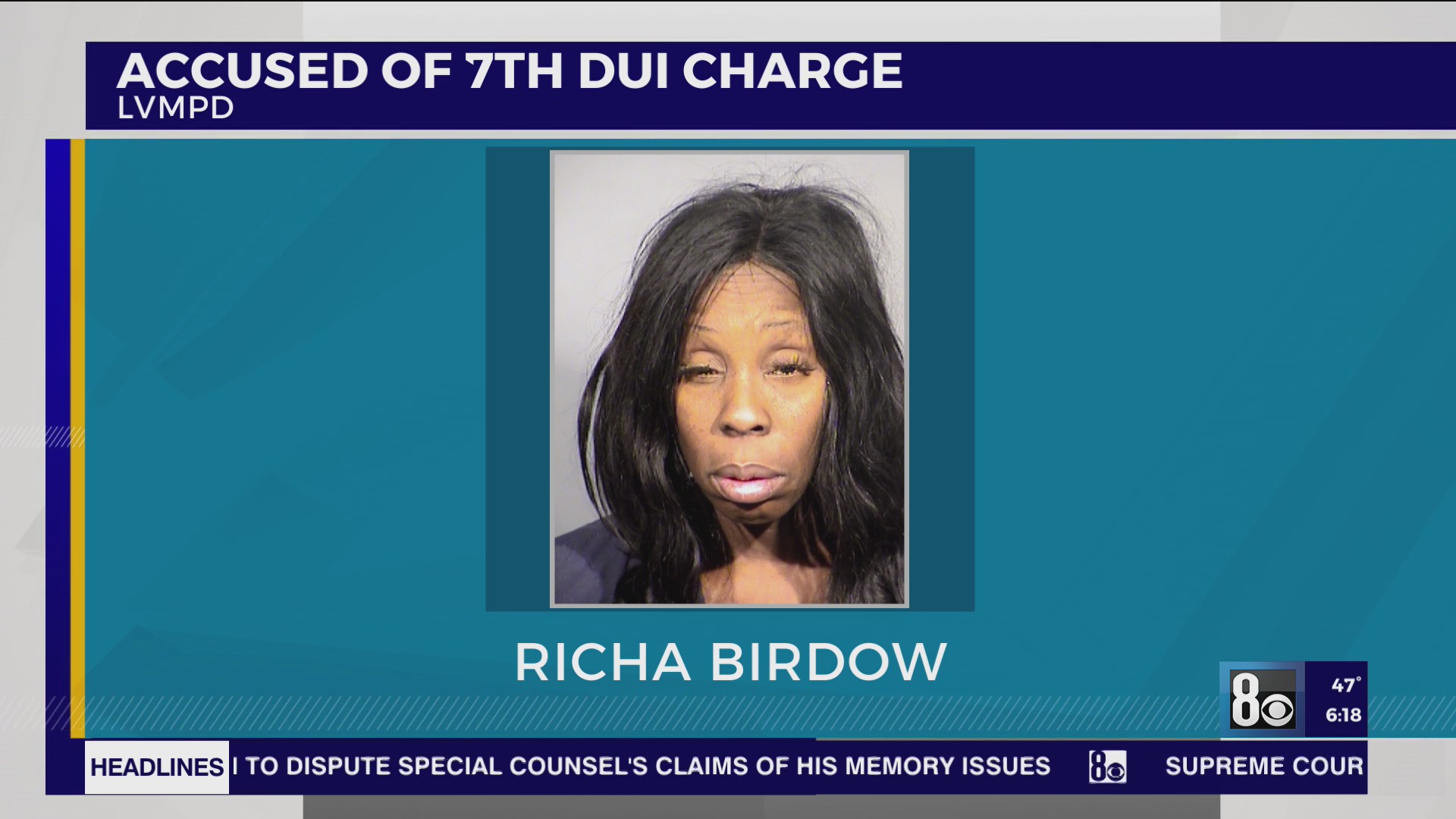 ‘I’m not drunk,’ Las Vegas police arrest unlicensed driver in rental car on 7th DUI KLAS