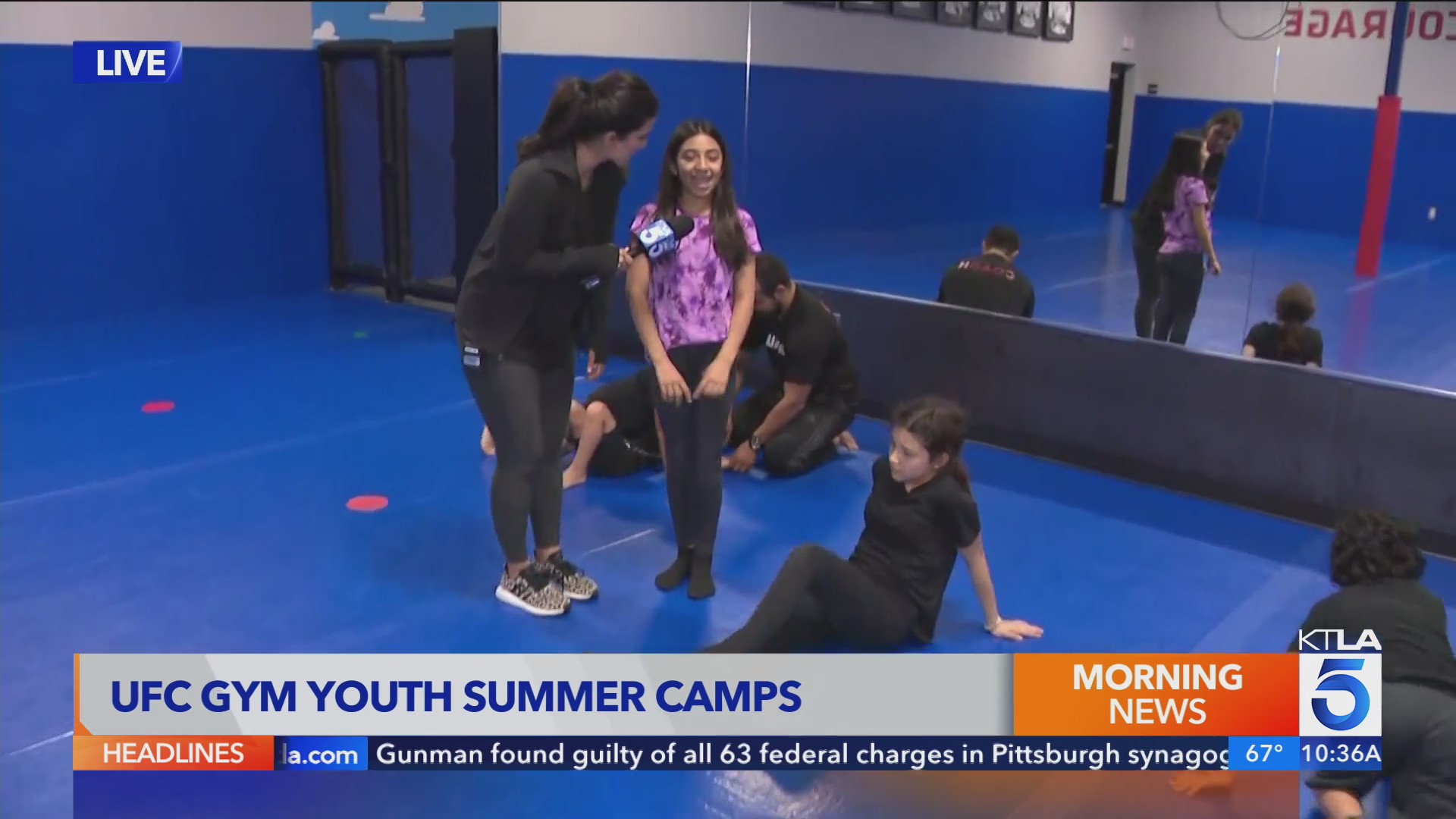 UFC Gym youth summer camps (10 a.m.) KTLA