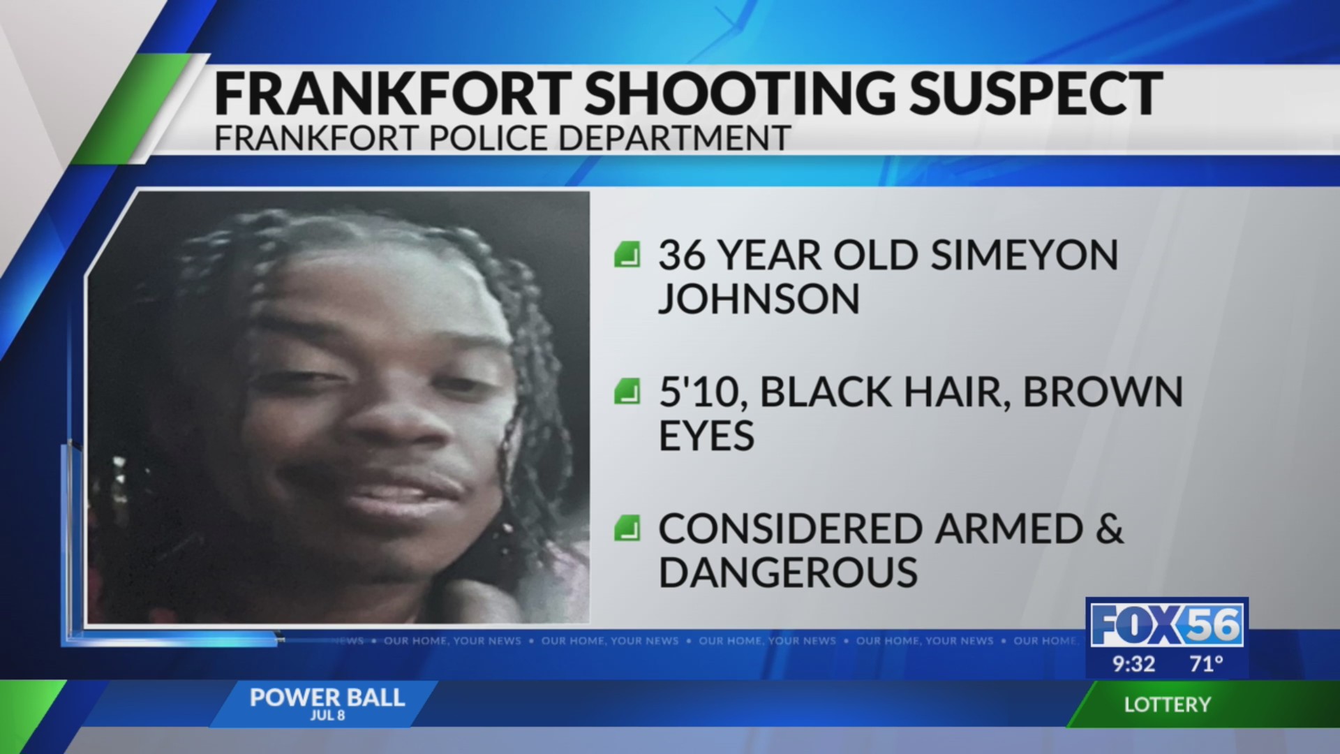 Frankfort police search for man allegedly connected to deadly shooting ...