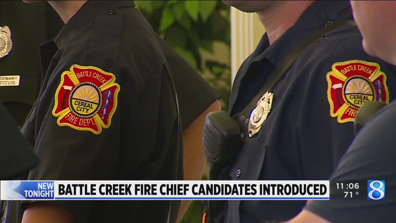 Battle Creek fire chief candidates introduced at city event – WOODTV.com