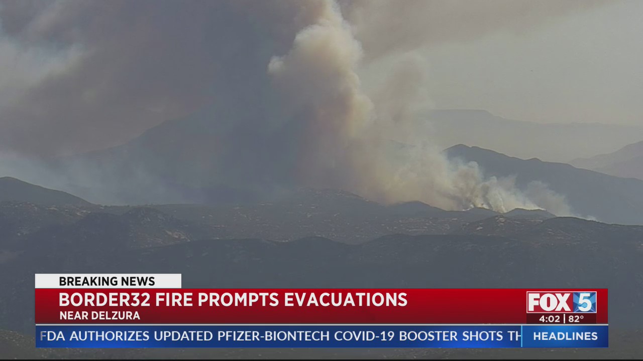 Brush Fire Prompts Evacuations Near Dulzura – FOX 5 San Diego & KUSI News