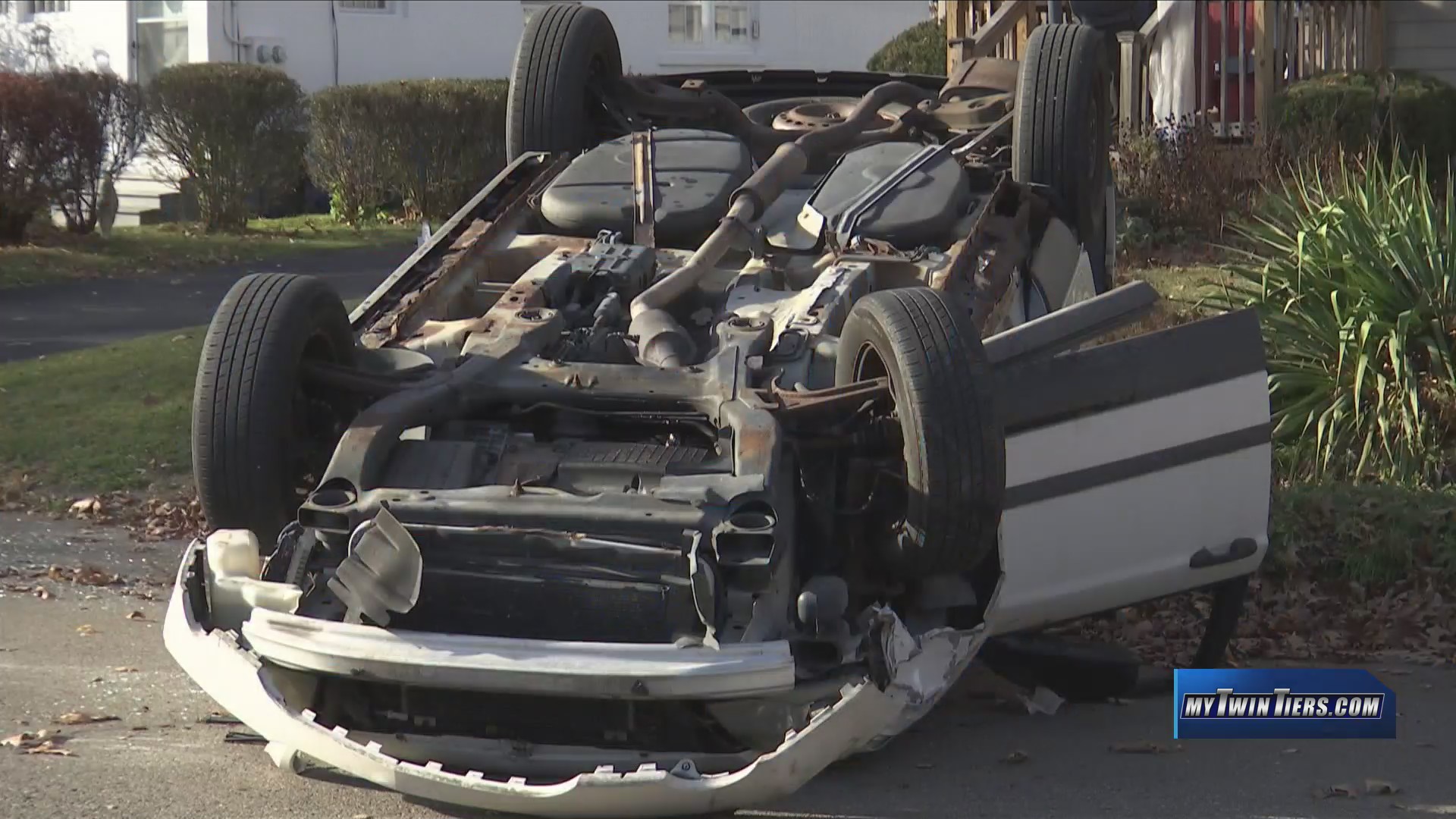 Vehicle rolls over after twocar accident in Elmira WETM