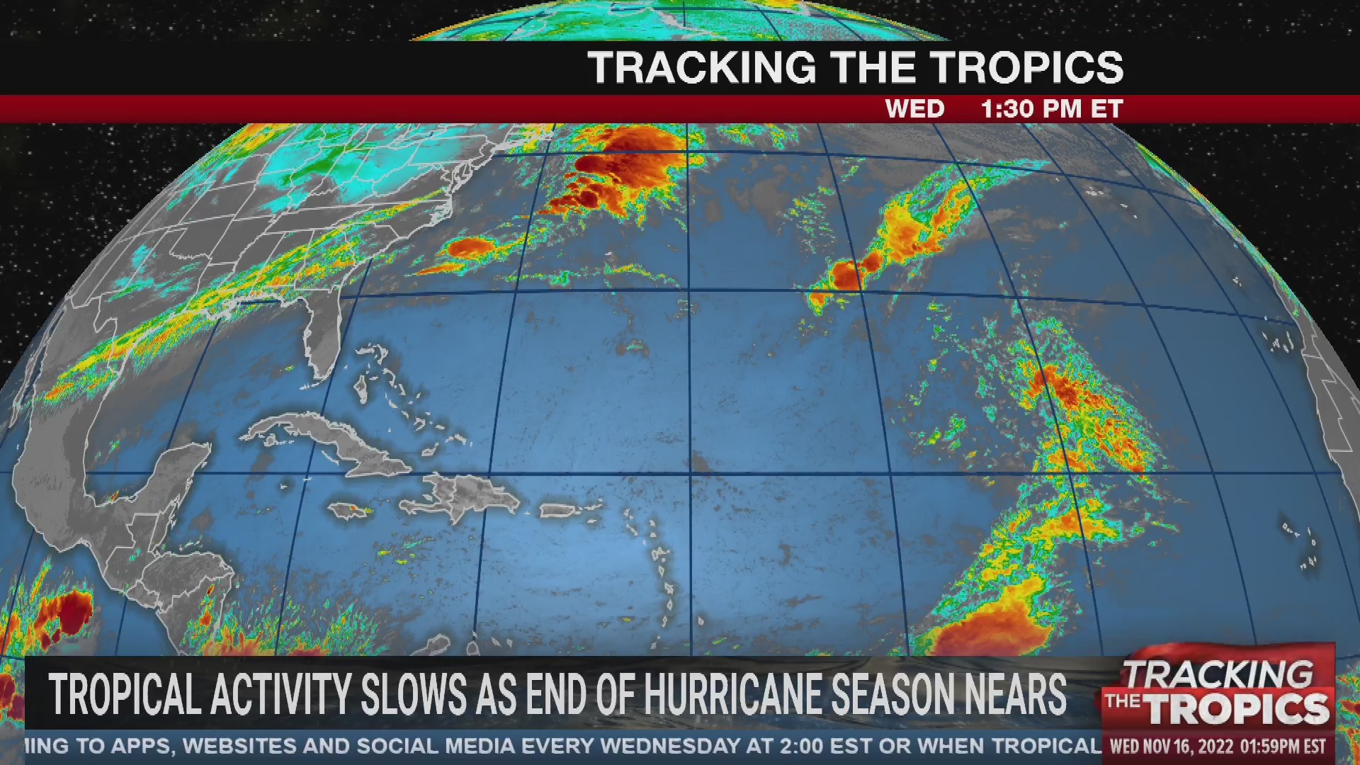 Tropical activity slows down as hurricane season nears its end – WFLA