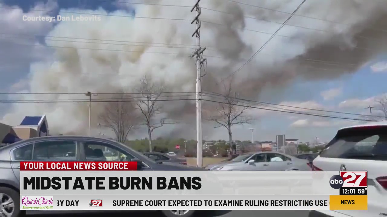 Portions of Pennsylvania under burn bans ABC27