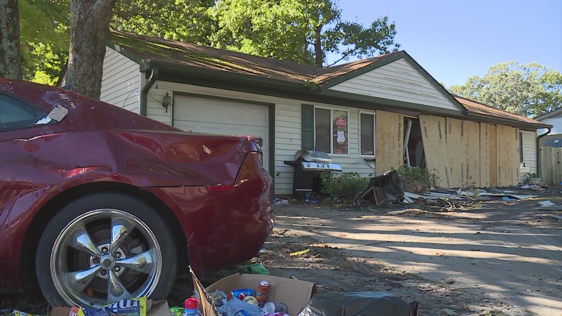 VB family cited for debris, trash in yard after multicar crash into