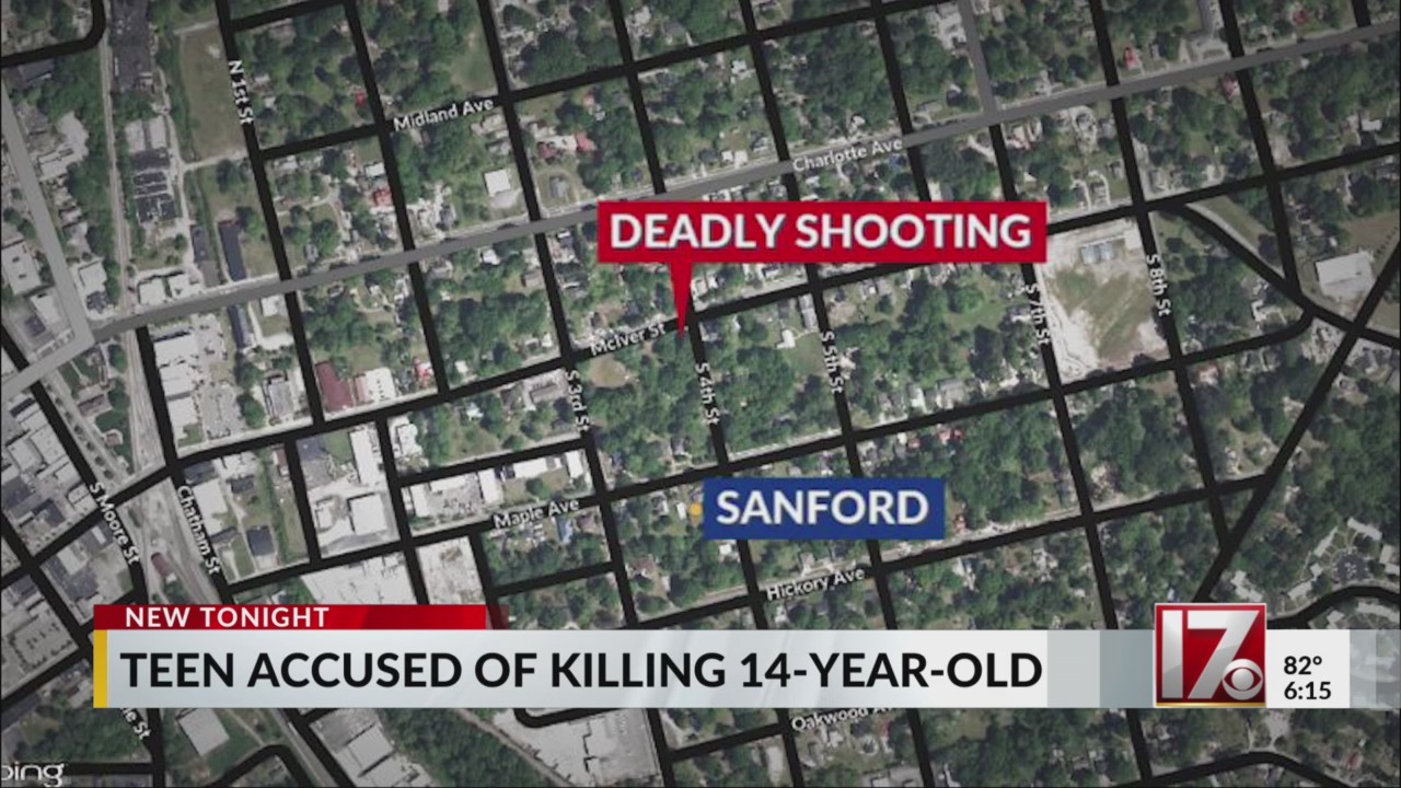 Teen charged with murder after 14-year-old shot on Sanford front porch ...