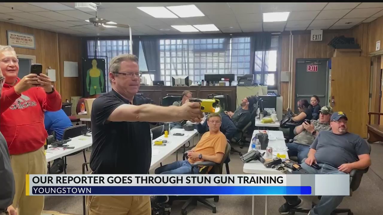 WKBN Digital Reporter Joseph Gorman goes through stun gun training ...
