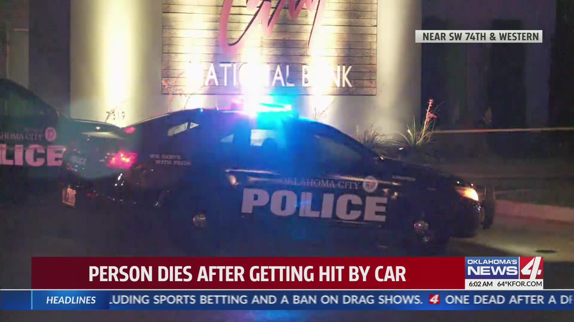 Person dies after getting hit by car – KFOR.com Oklahoma City