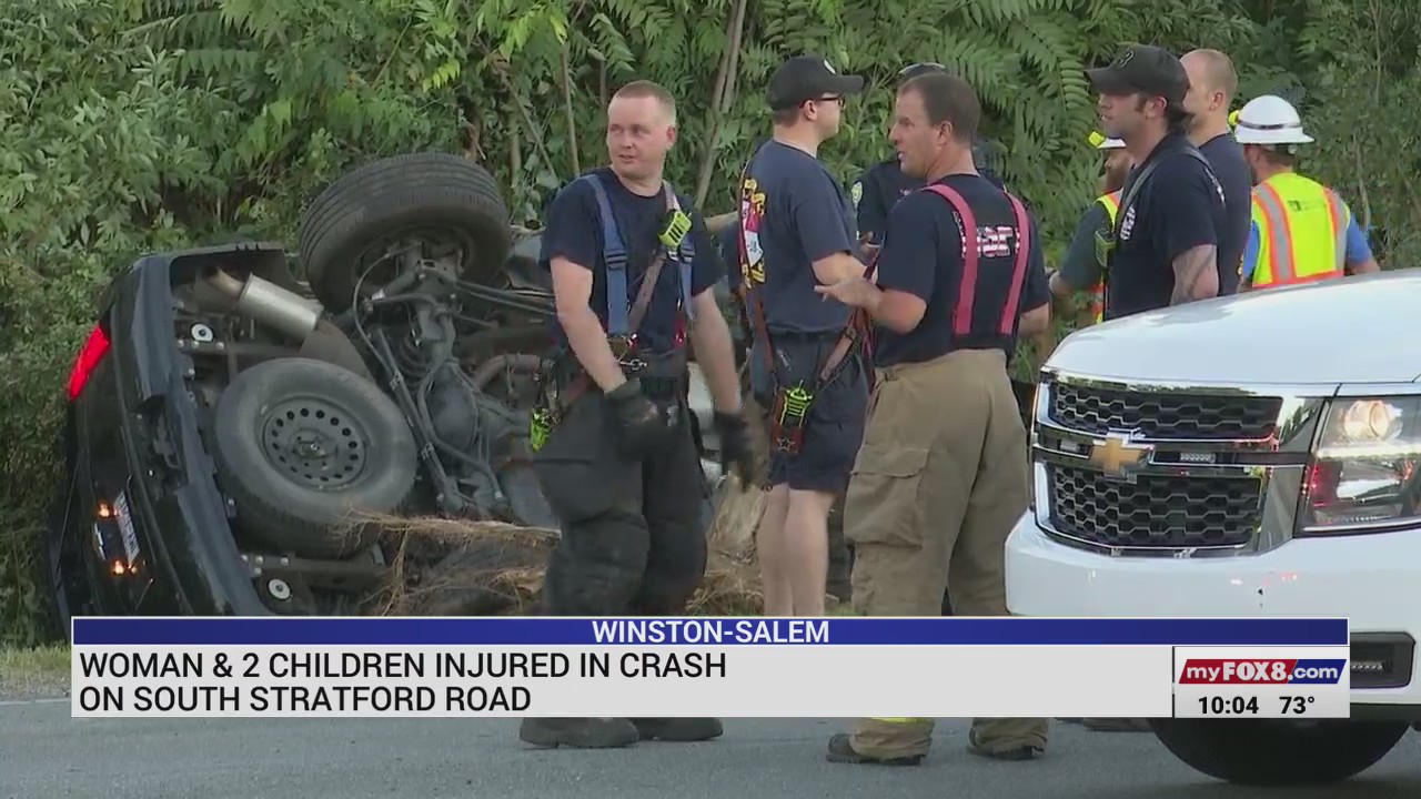 Woman, 2 children injured in crash in Winston-Salem – FOX8 WGHP