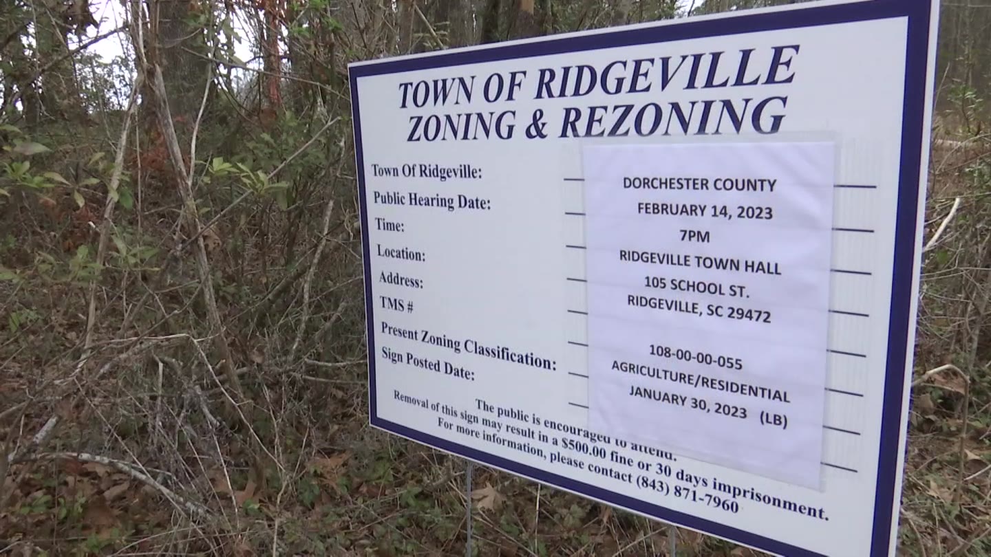 Some concerned with Ridgeville development plan WCBD News 2