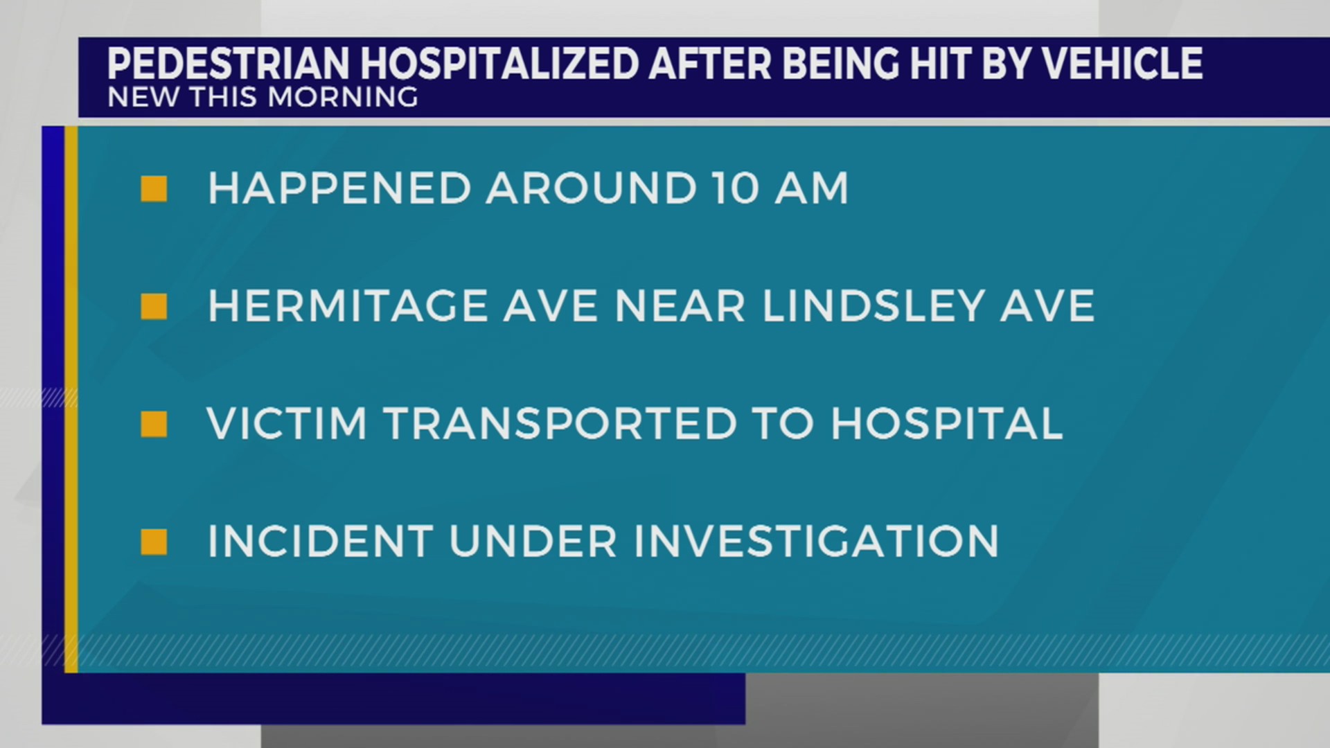 Pedestrian hit after stepping in front of car in Nashville – WKRN News 2