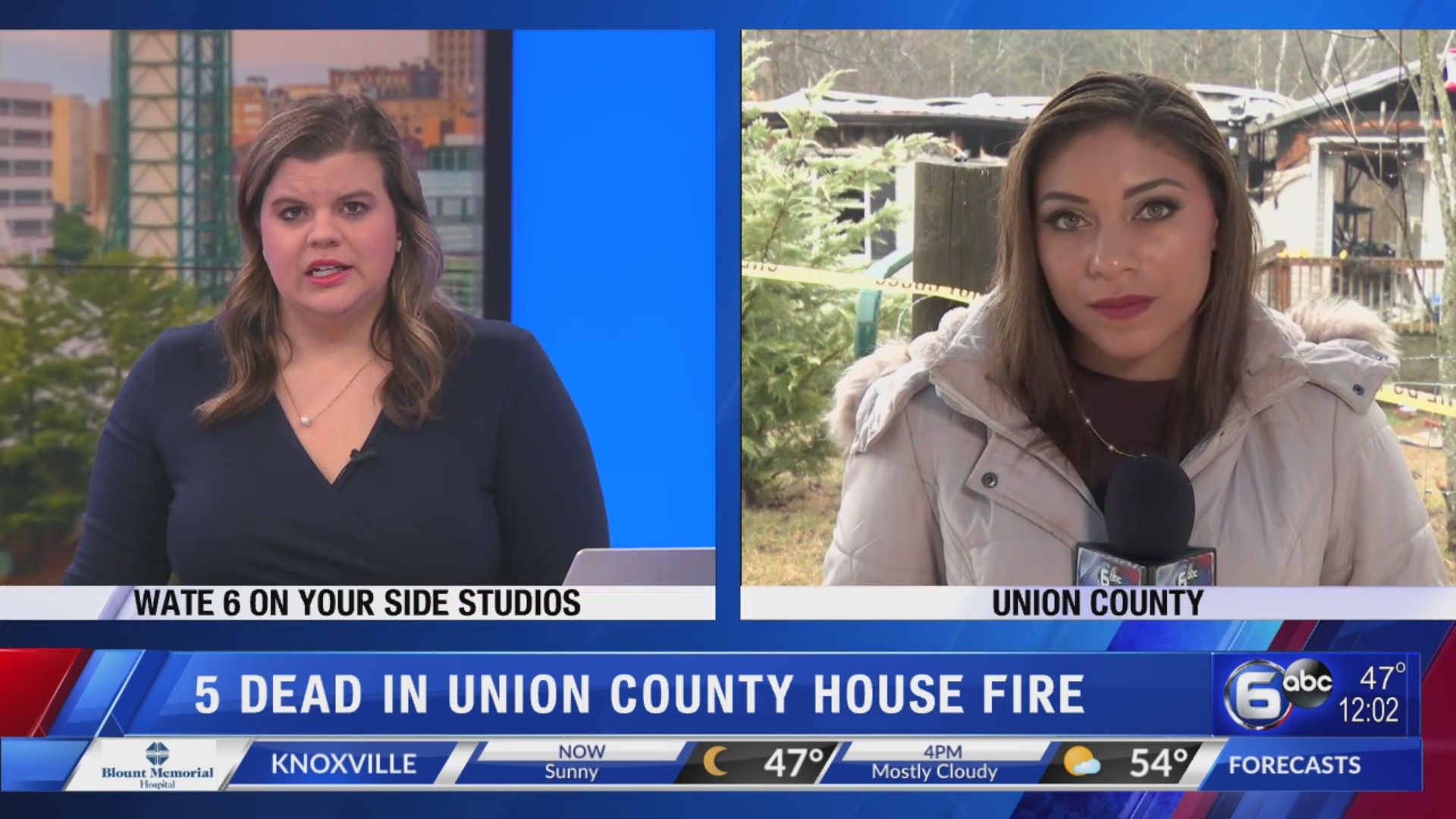 5 dead in Union County house fire – WKRN News 2