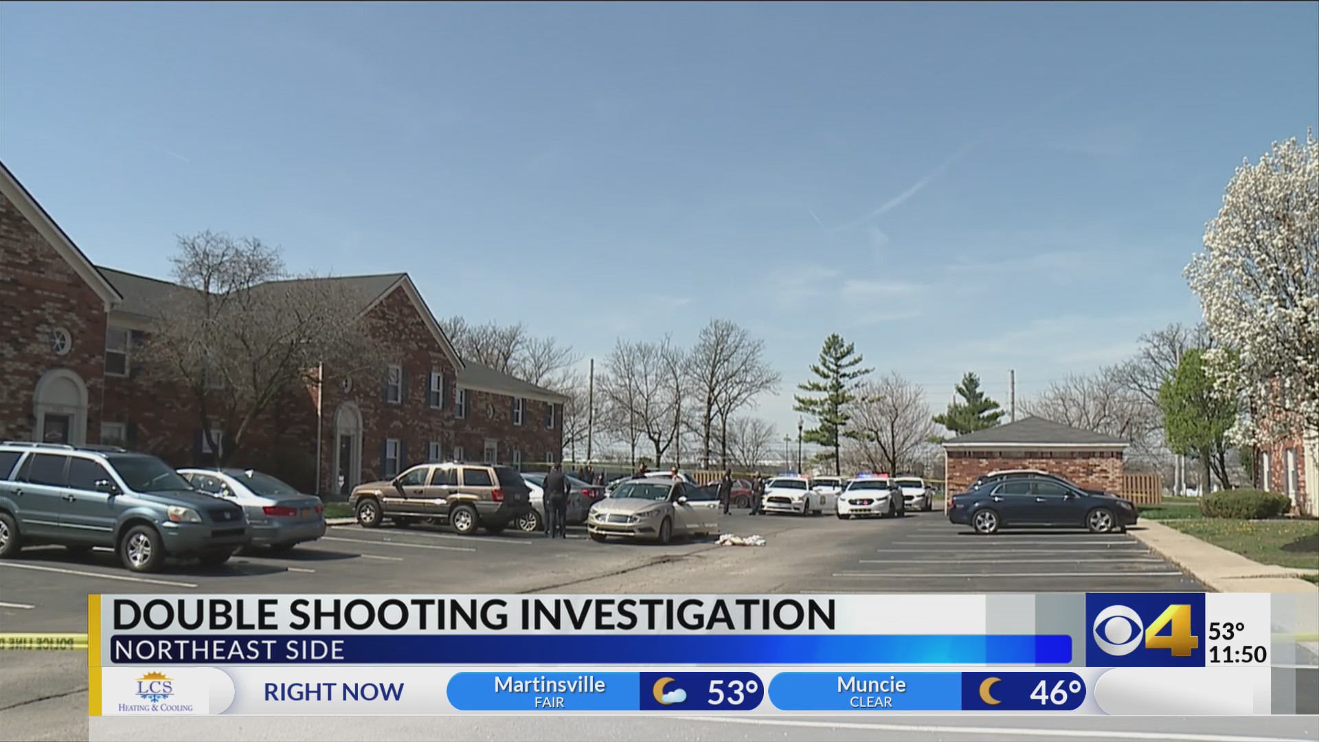 Two wounded in shooting at Lake Castleton Apartments WTTV CBS4Indy