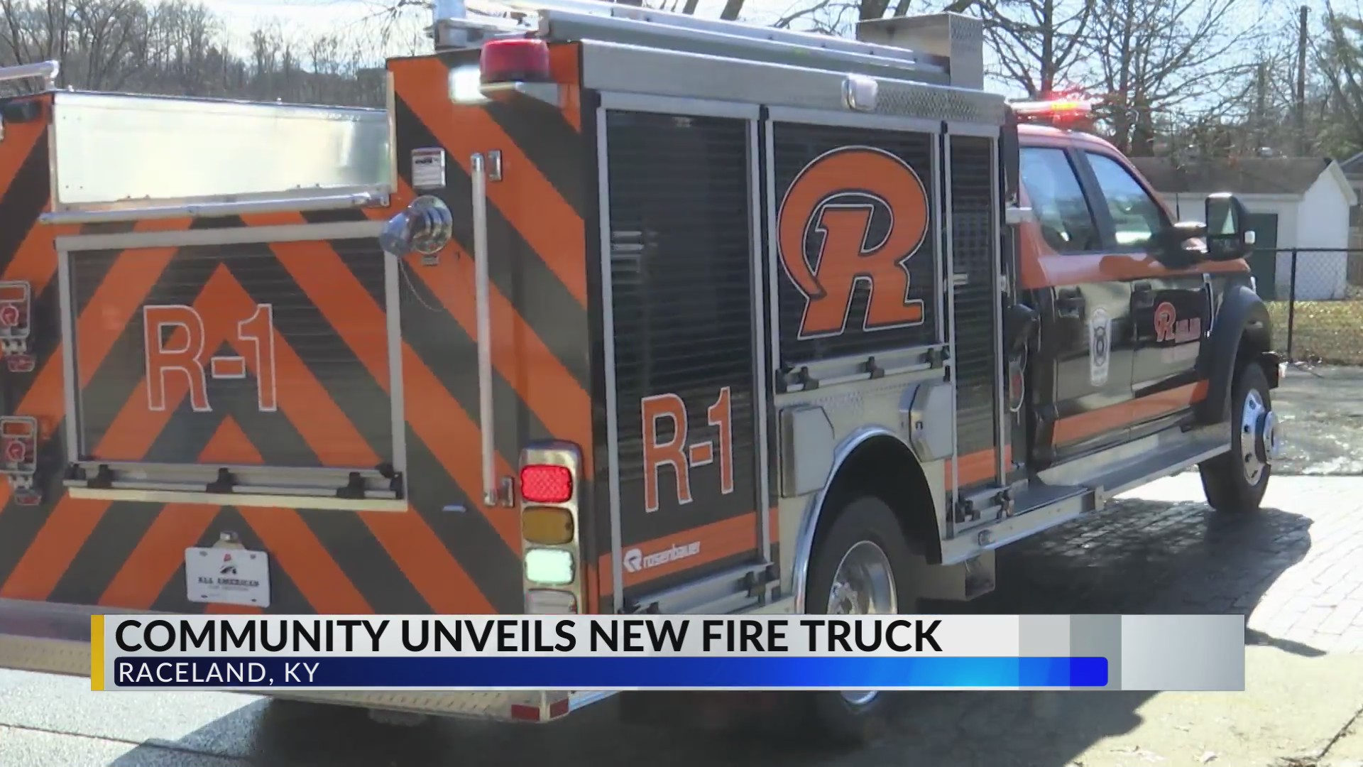 Raceland Fire Department unveils new truck WOWK 13 News