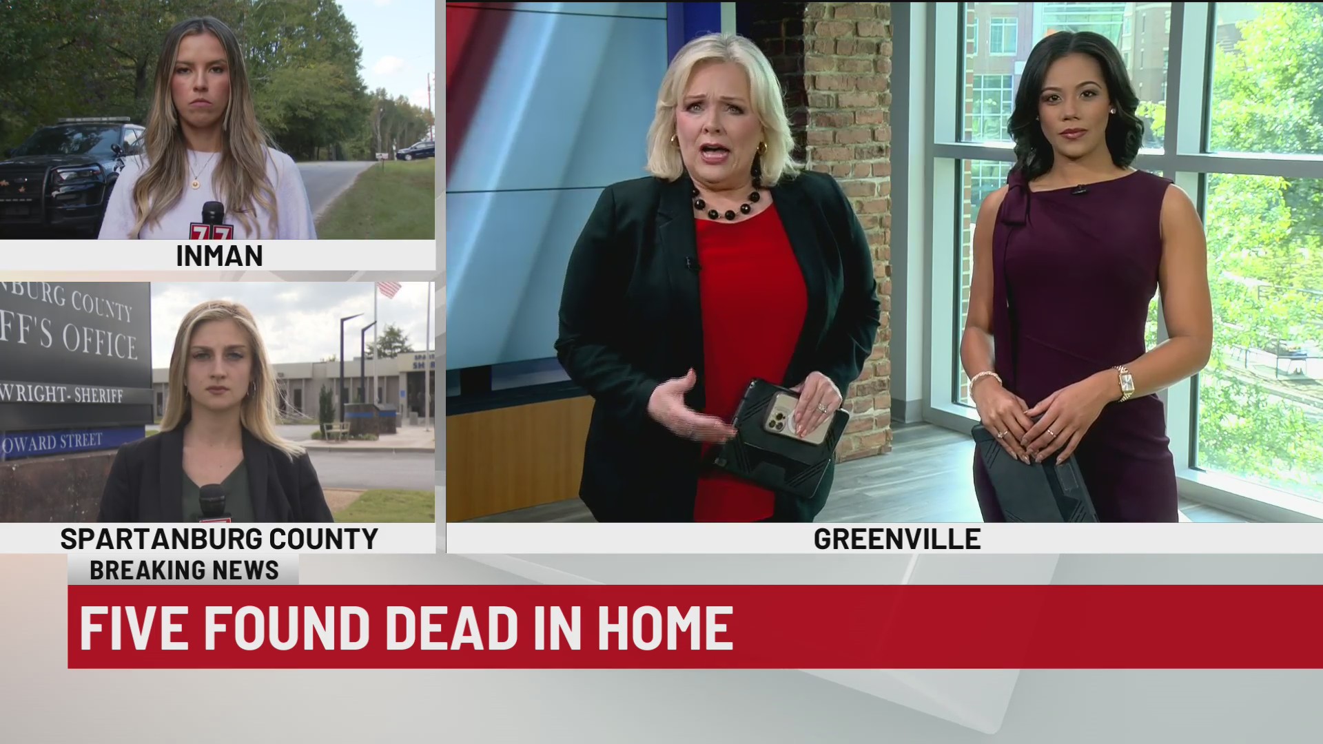 5 found shot dead inside Inman home – WSPA 7NEWS