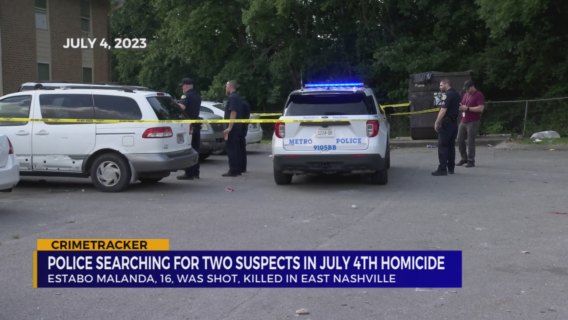 2 suspects sought in Fourth of July homicide – WKRN News 2