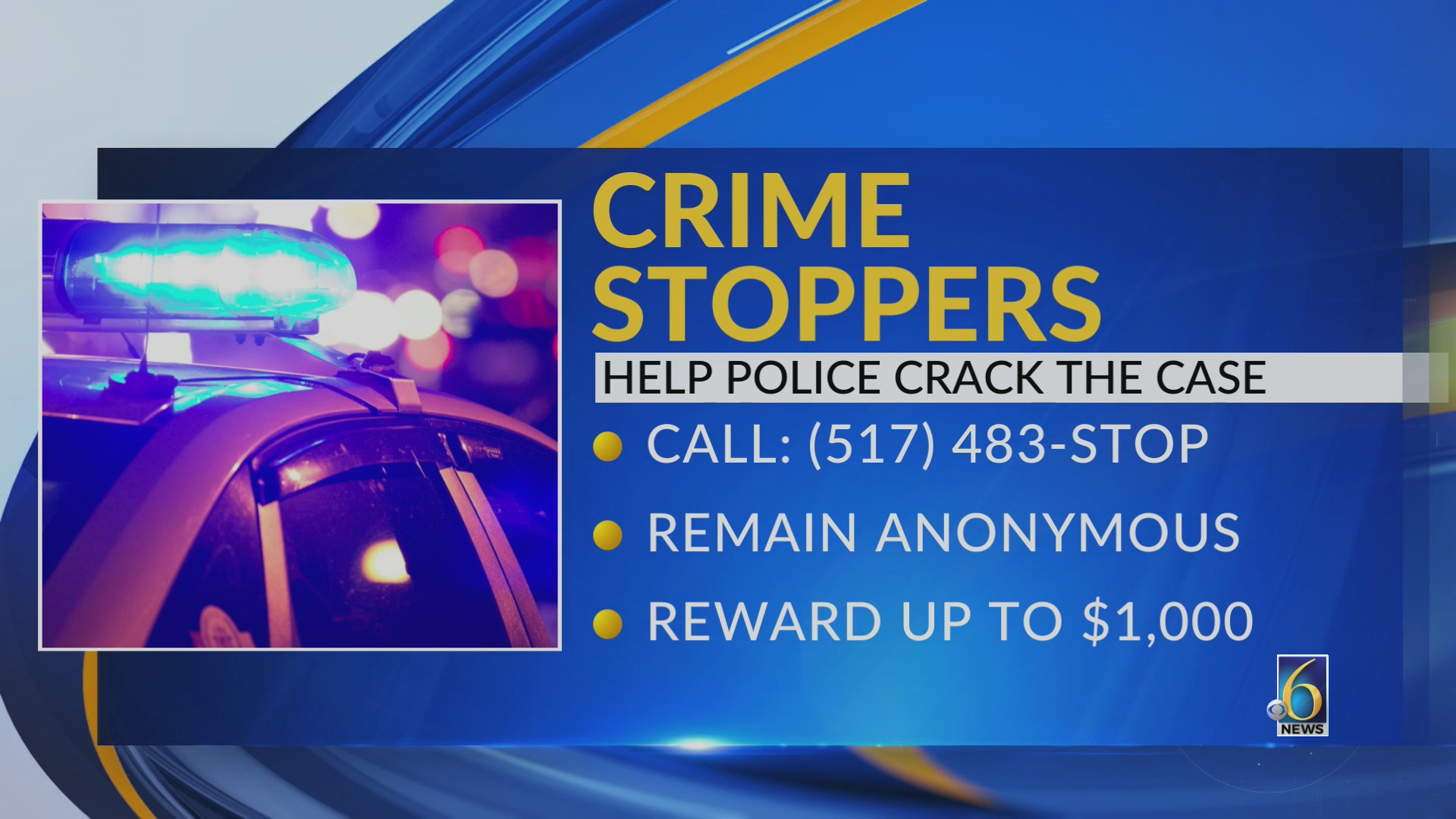 Crime Stoppers: Police need help identifying individuals – WLNS 6 News