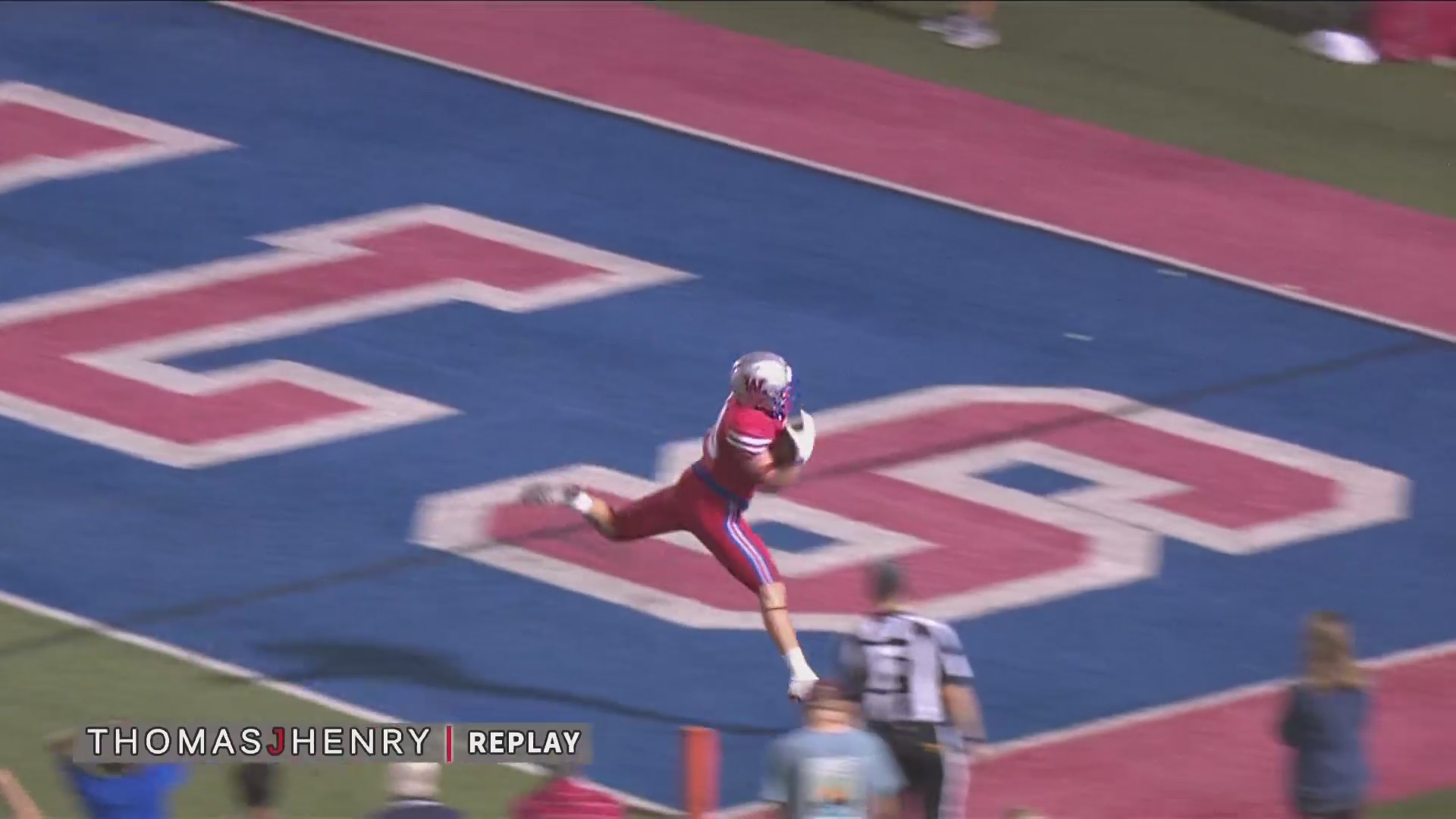 Paxton Land to Bryce Chambers, 10yard TD KXAN Austin