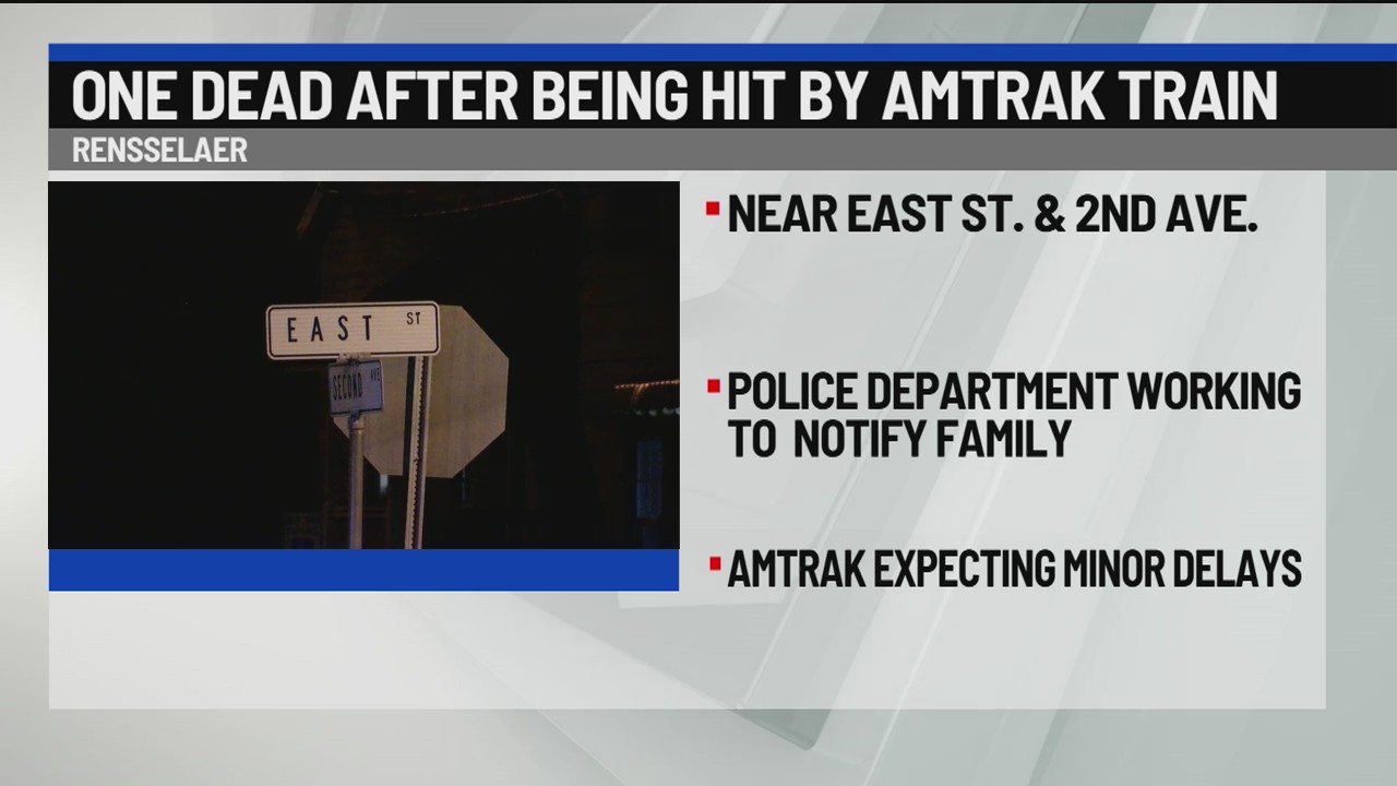 One dead after being hit by Amtrak Train – NEWS10 ABC