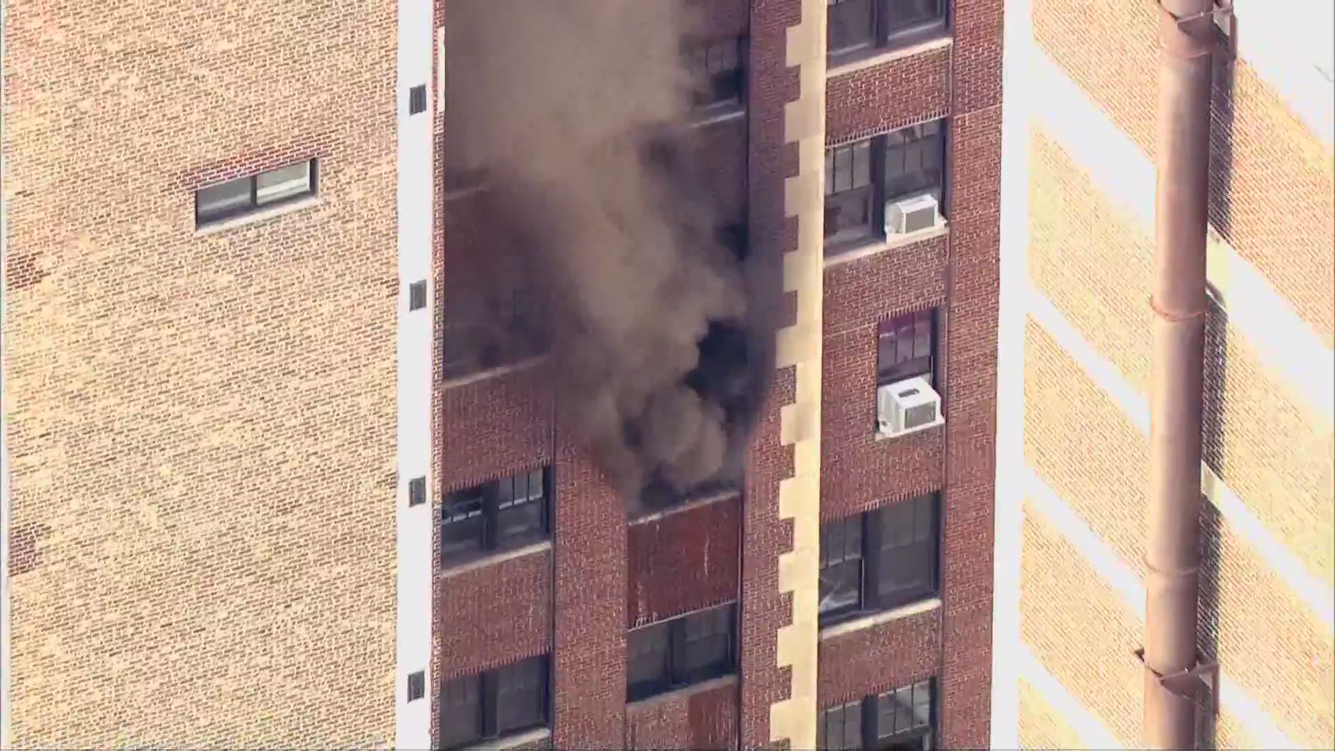 1 hospitalized after fire breaks out at highrise in Lake View WGNTV