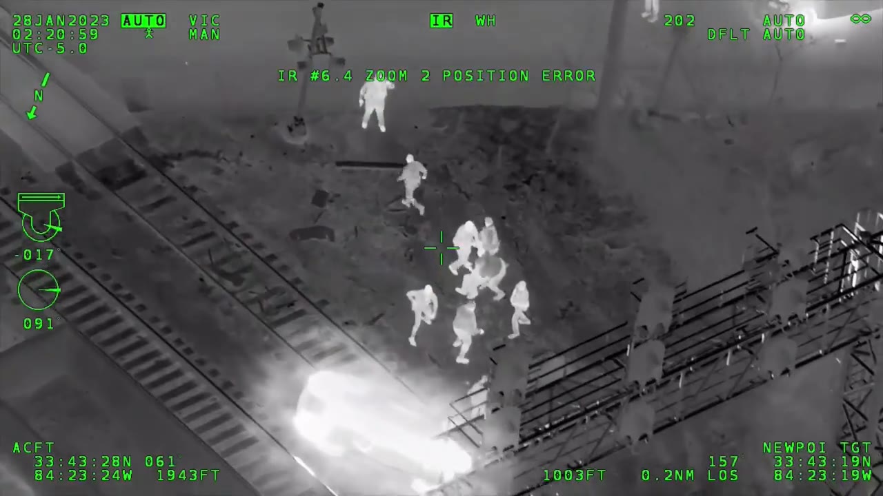 WATCH: Police pull suspect from stolen patrol car seconds before train ...