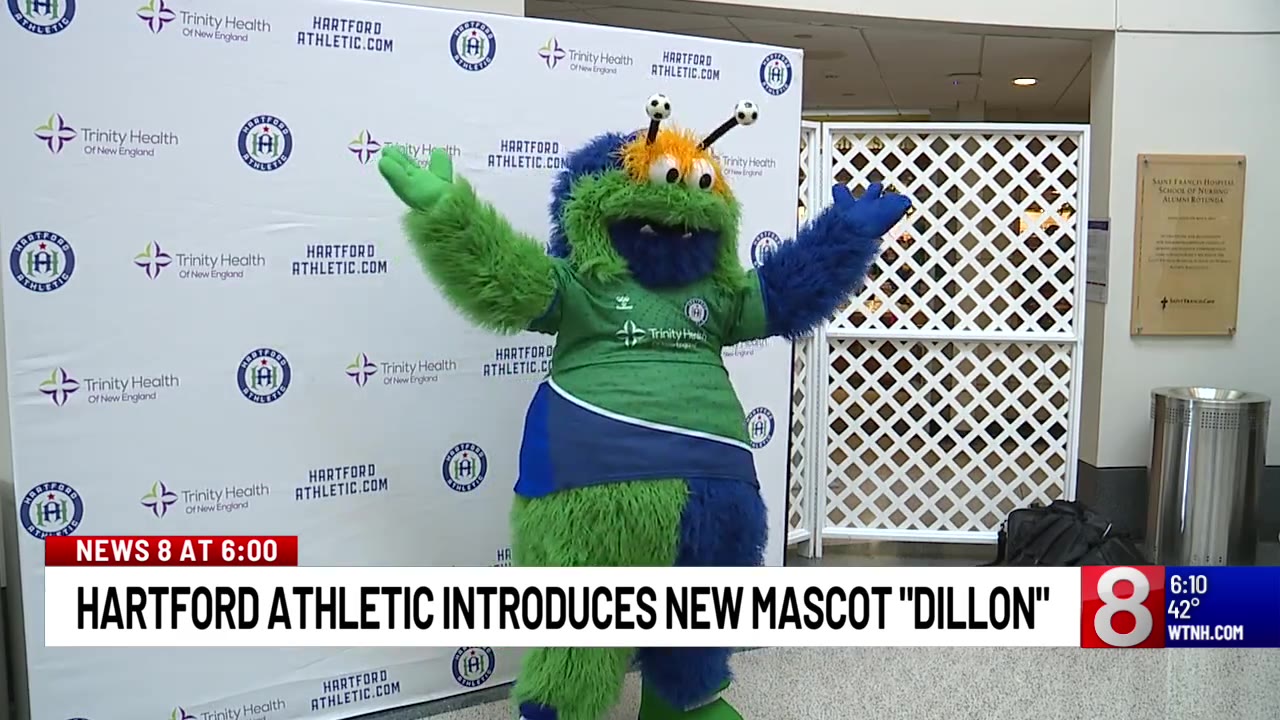 Hartford Athletic introduces new mascot ‘Dillon’