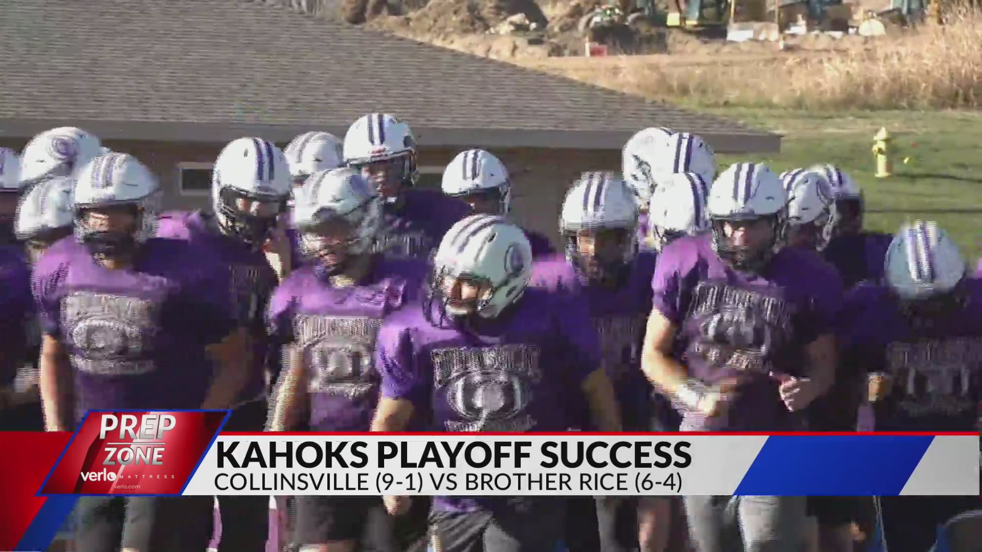 Collinsville football heads to 2nd round of playoffs FOX 2