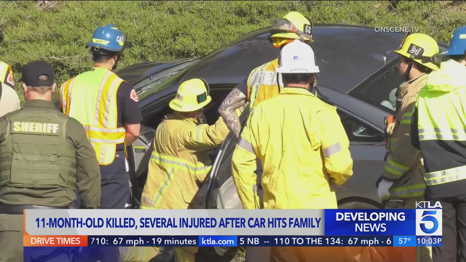 Infant killed, 2 adults injured after driver hits them in Orange County ...
