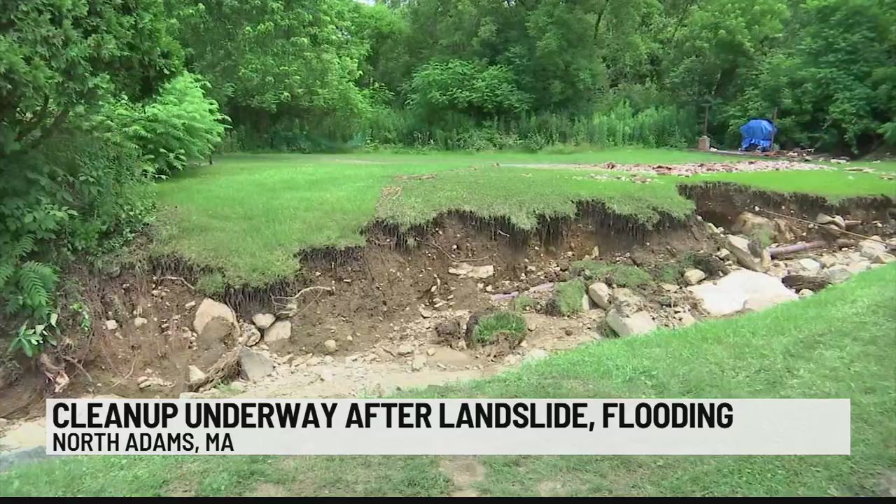 Cleanup continues after landslide, flooding in North Adams NEWS10 ABC