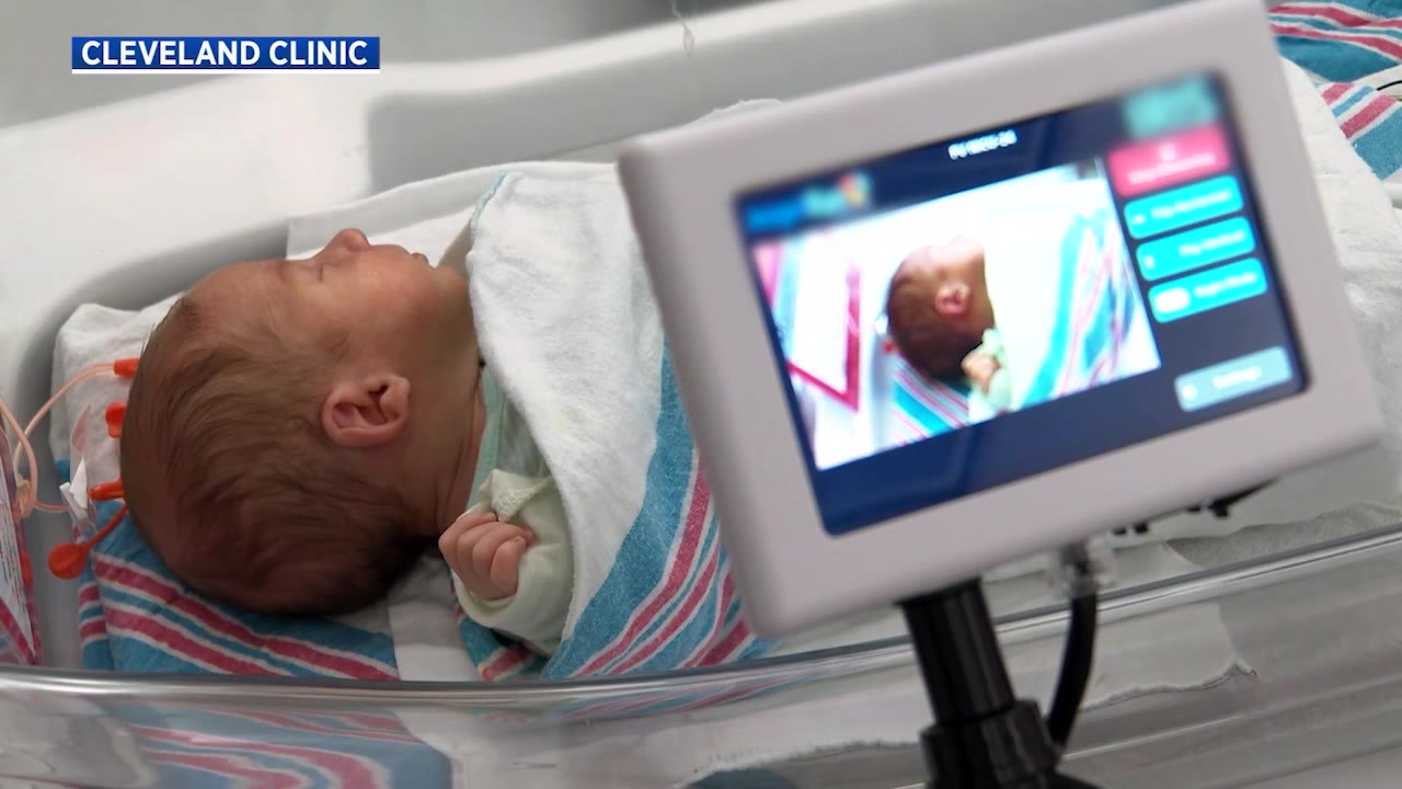 cams on NICU cribs beneficial Cleveland Clinic study Fox 8