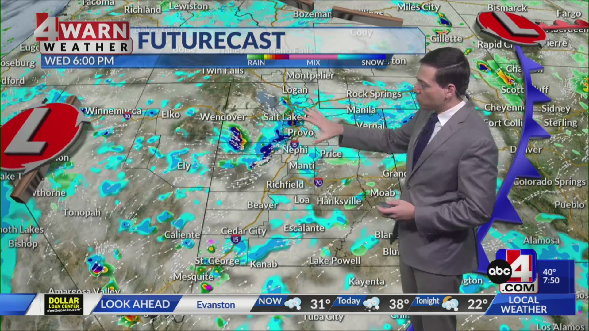 Widespread Showers Today ABC4 Utah
