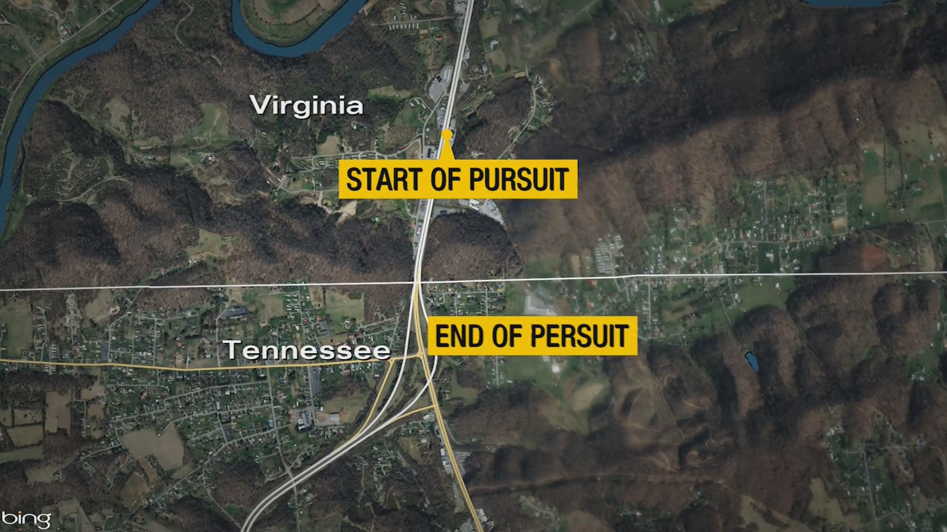 Pursuit starting in er City ends in Tennessee crash WJHL TriCities News & Weather