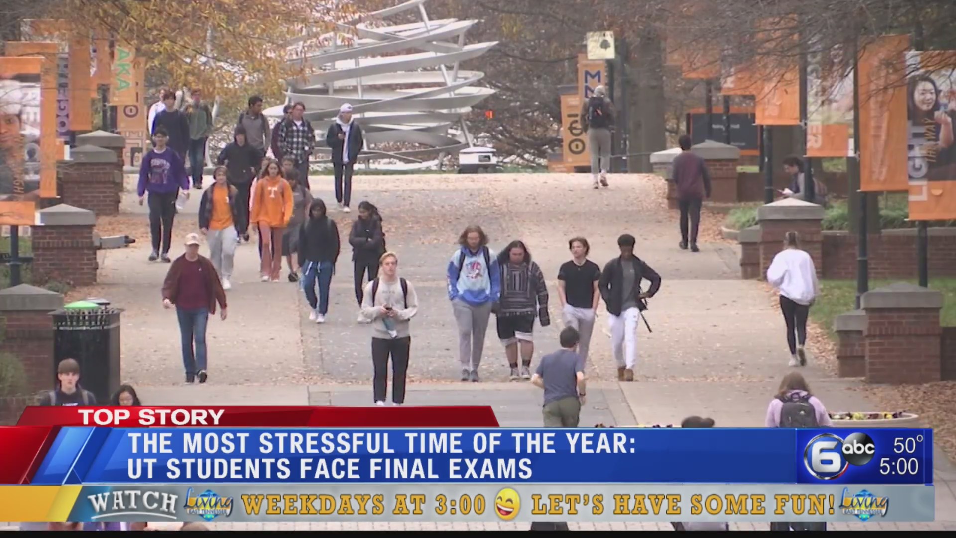 The most stressful time of the year UT Students face final exams
