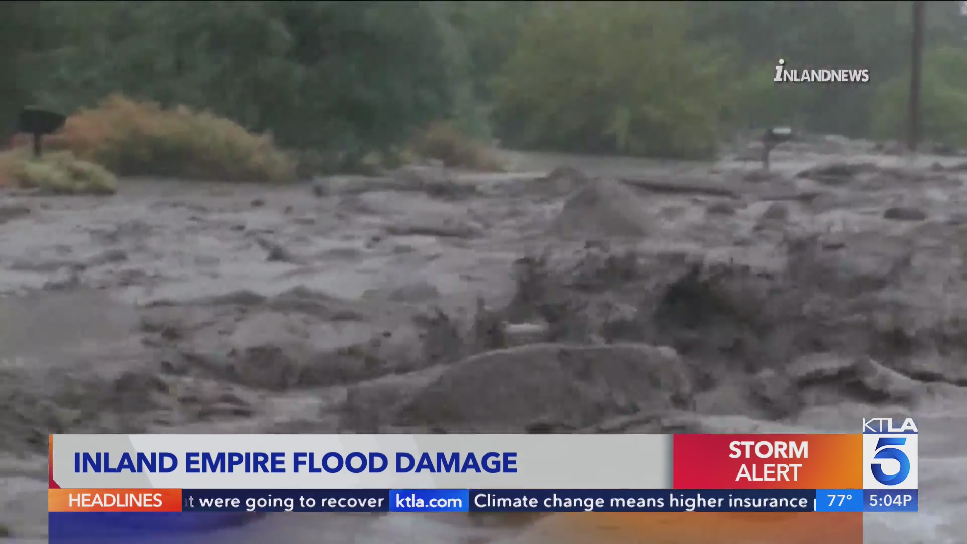 Tropical Storm Hilary leave parts of Inland Empire flooded – KTLA