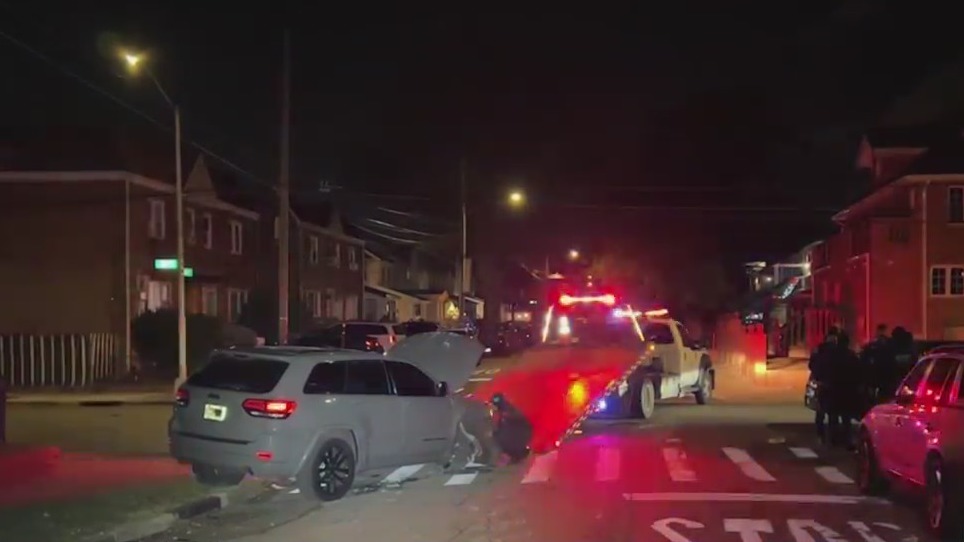 Uber driver injured in crash with car being pursued by police in Queens ...