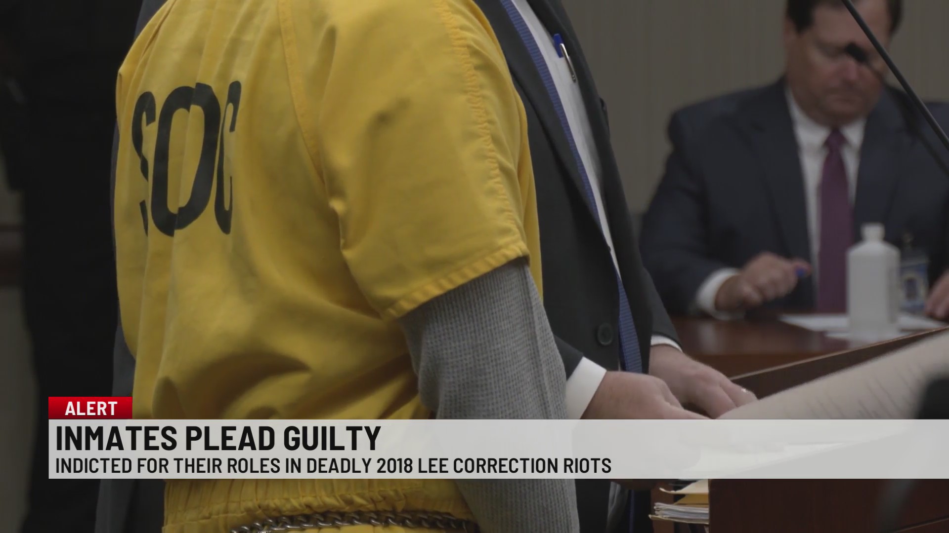 Four inmates plead guilty to charges related to deadly 2018 SC prison riot WSPA 7NEWS