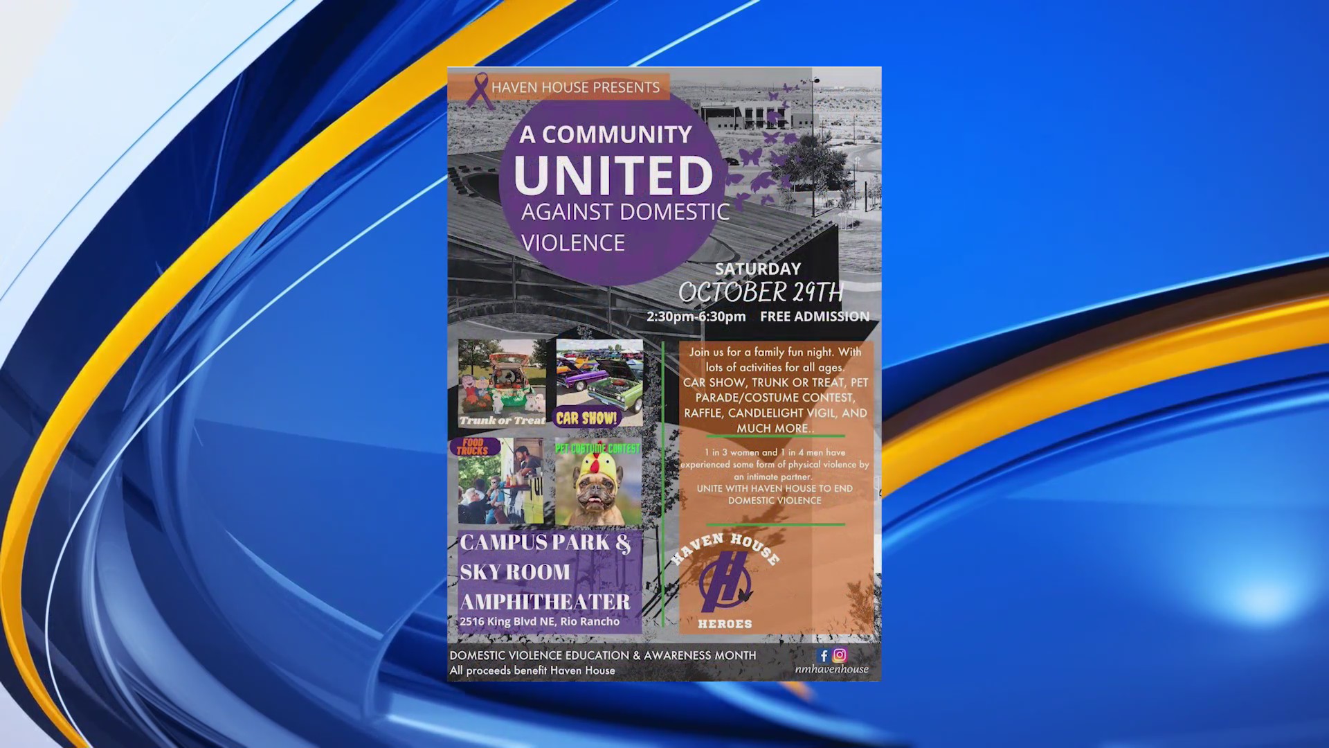 Haven House brings awareness on domestic violence – KRQE NEWS 13 ...