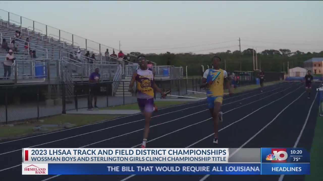 Wossman Boys and Sterlington Girls track team claim District