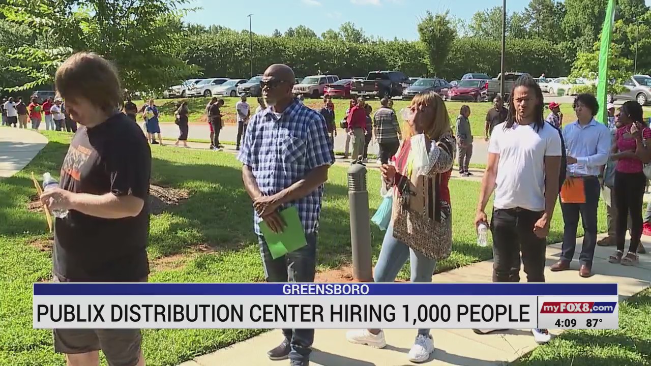 Greensboro Publix distribution center hiring 1,000 people FOX8 WGHP