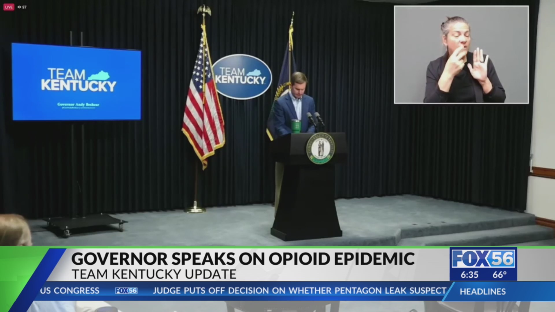 Team Kentucky Update: Gov. Beshear talks his record on opioid epidemic ...