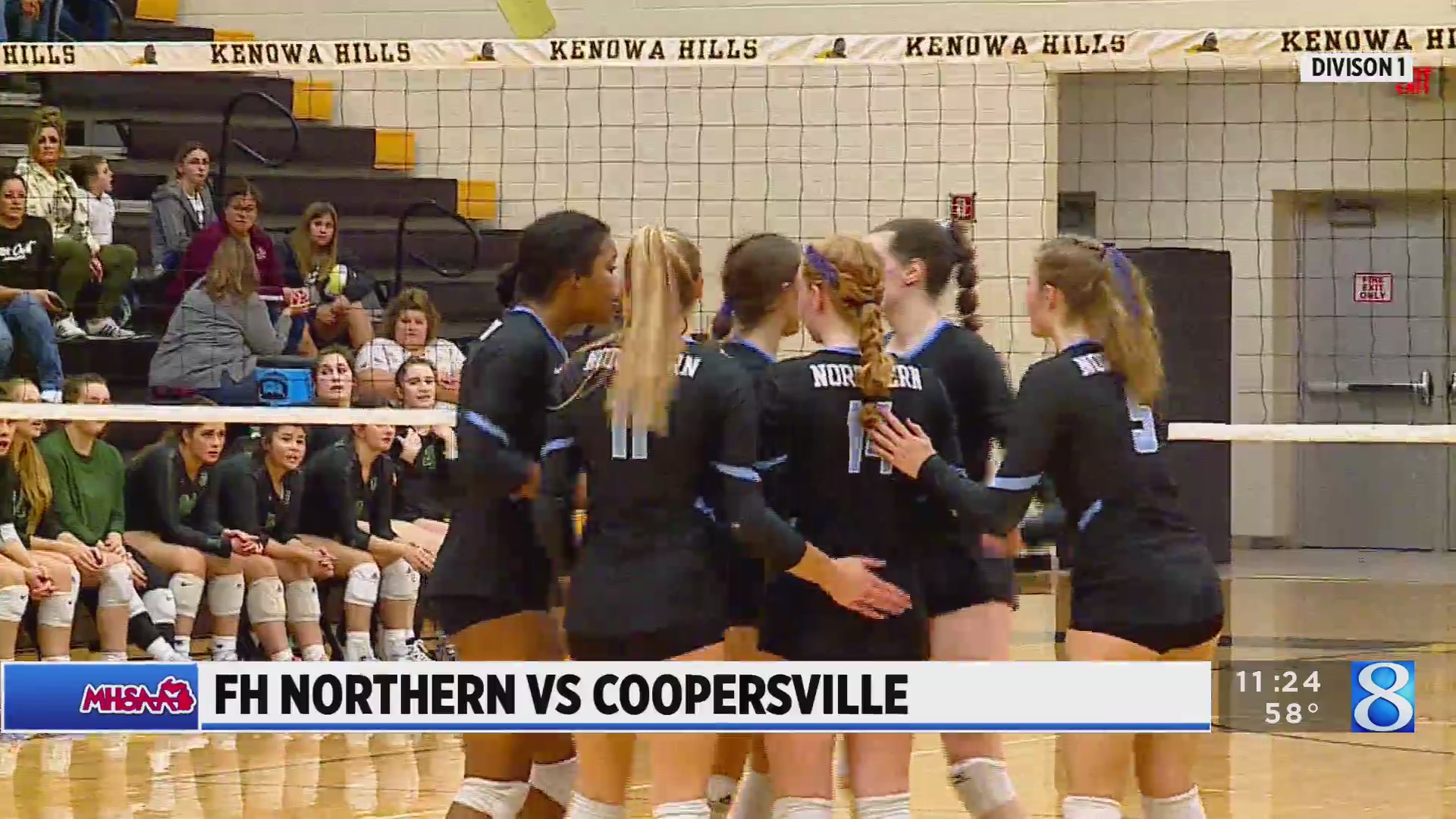 MHSAA volleyball FH Northern vs. Coopersville