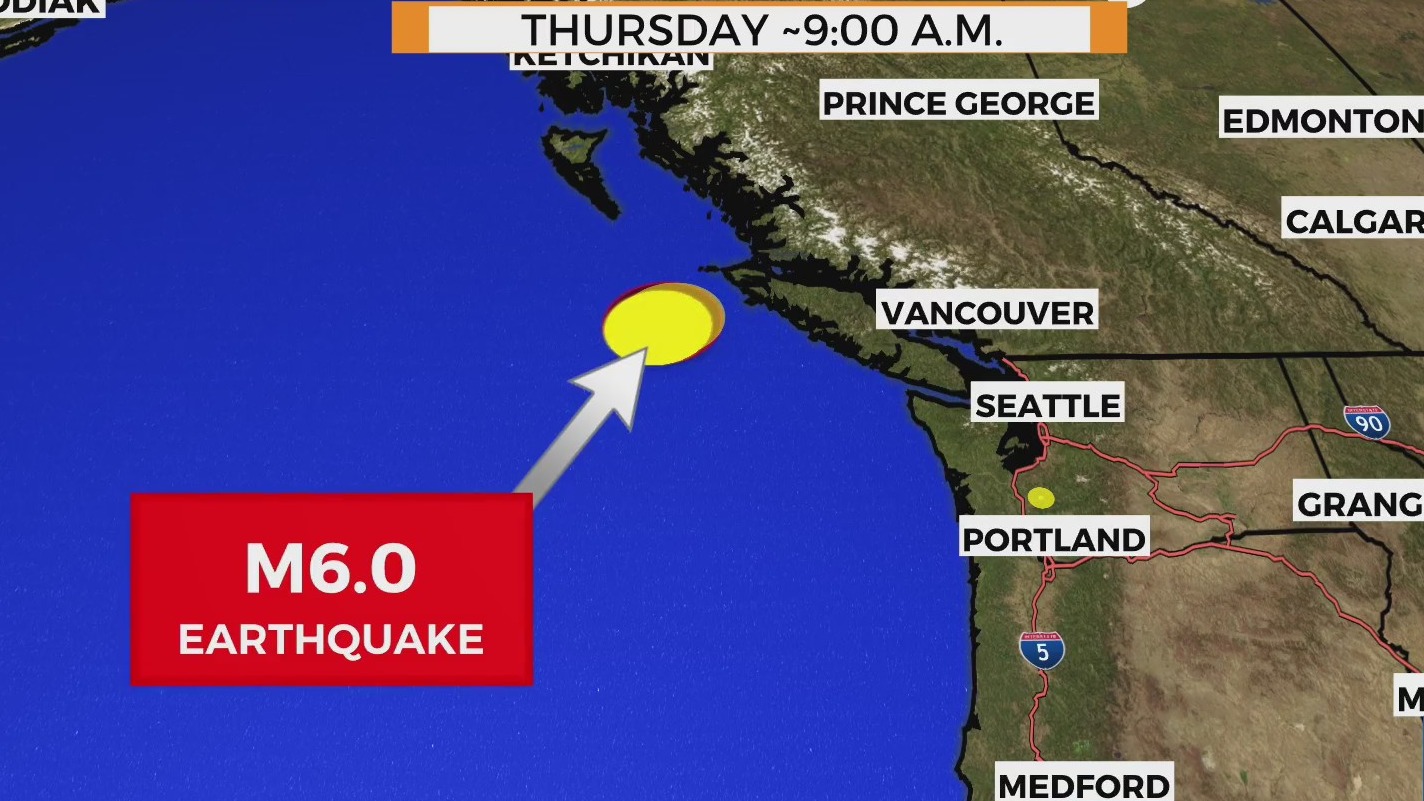 No Tsunami Threat To Pnw After 6 0 Magnitude Quake Rumbles Off Canada No Tsunami Threat To Pnw After 6 0 Magnitude Quake Rumbles Off Canada