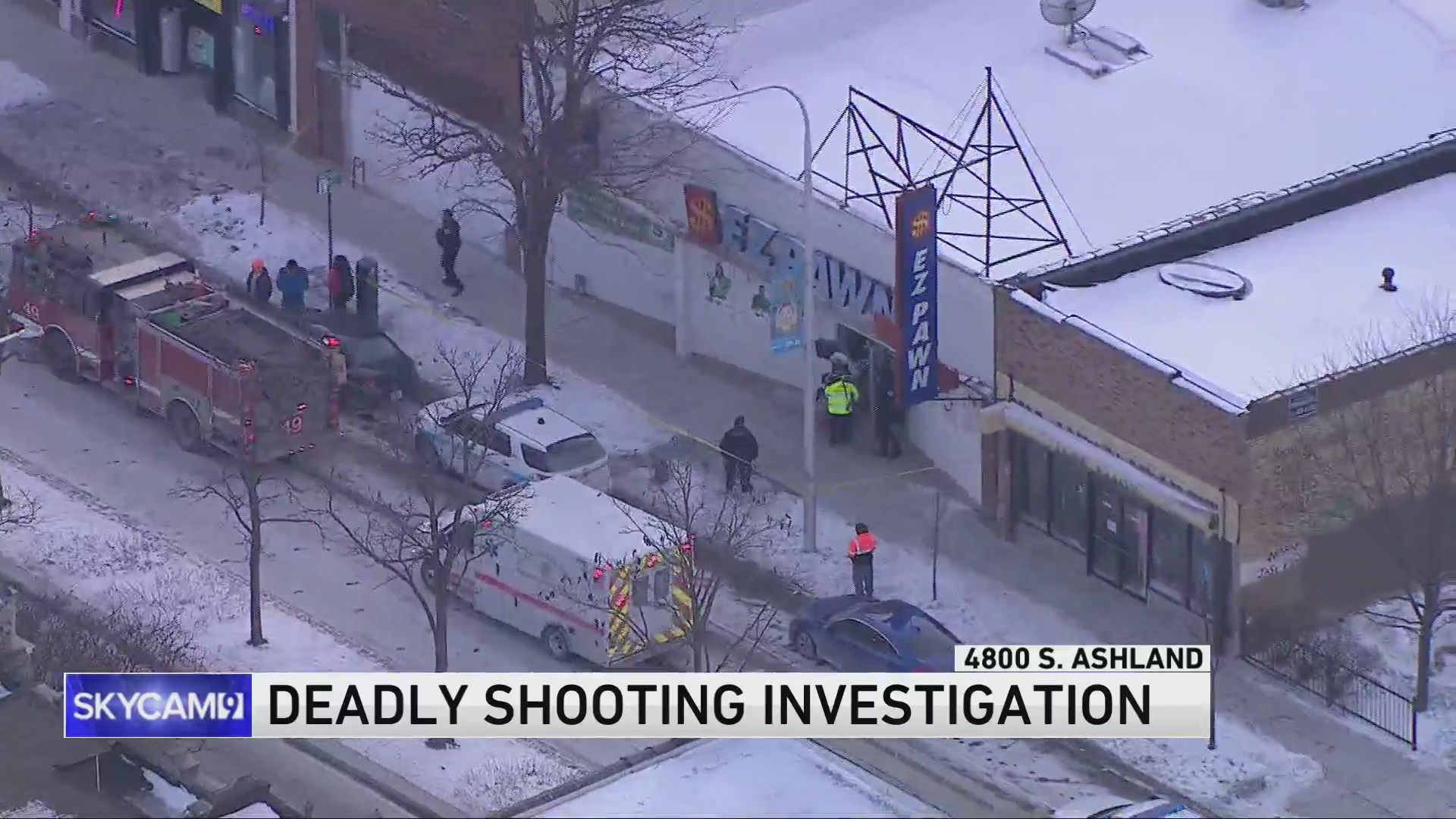 1 dead, 1 in custody after shooting at South Side business – WGN-TV