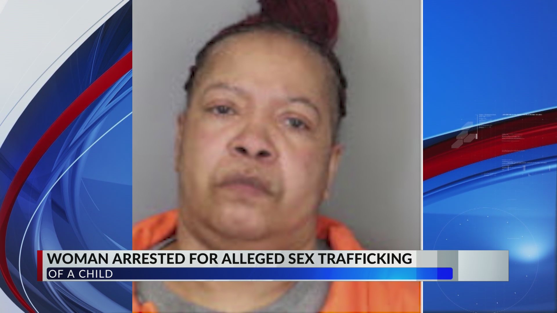 Woman accused of sex trafficking child for five years