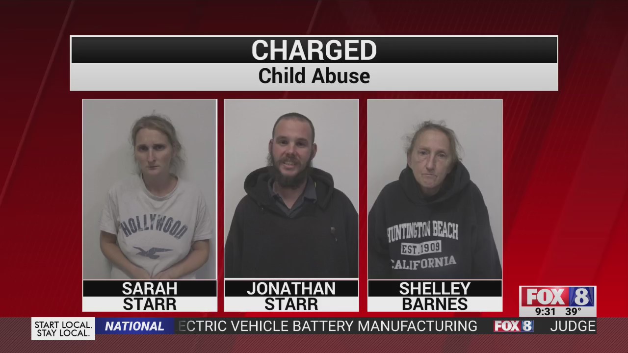 3 charged with child abuse after child allegedly forced to sleep ...