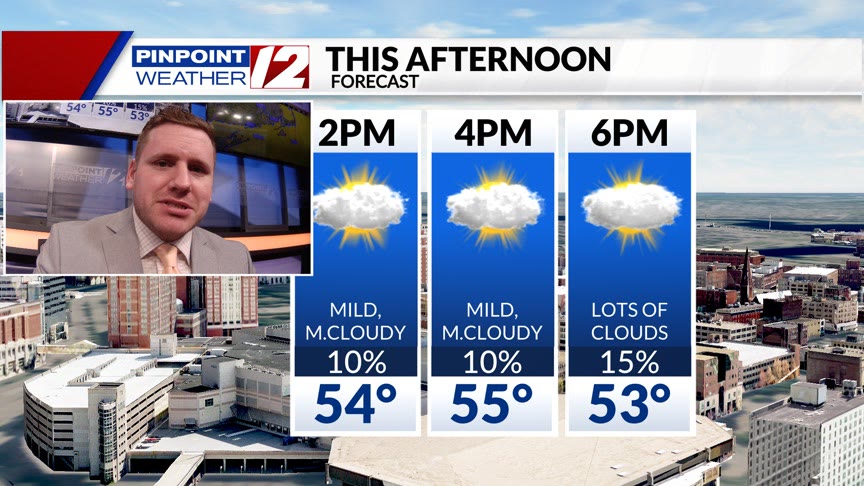Weather Now: Mild With Lots of Clouds Today – WPRI.com