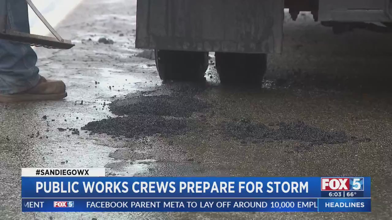 Public Works Crews Prepare For Storm – FOX 5 San Diego & KUSI News